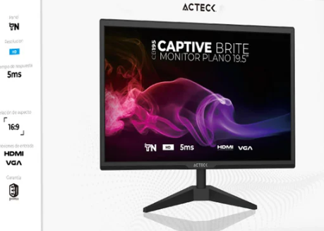 Monitor 19.5&quot; ACTECK CAPTIVE CB195 AC-939409
