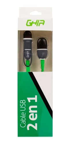 Cable USB 2 en 1