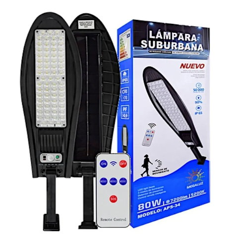 LAMPARA SUBURBANA SOLAR APS-34