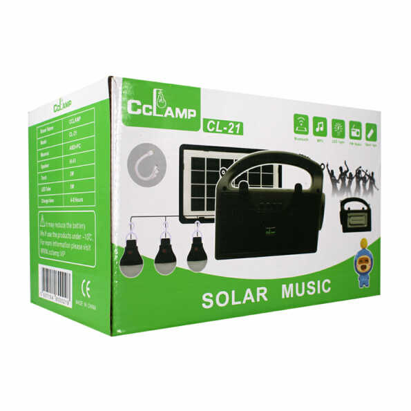 Lampara bocina cargador SOLAR CL-21