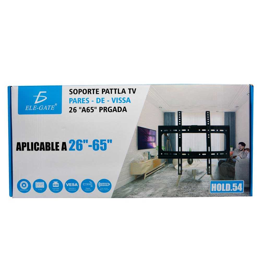 SOPORTE FIJO TV MONITOR 26-65 PULG ELEGATE