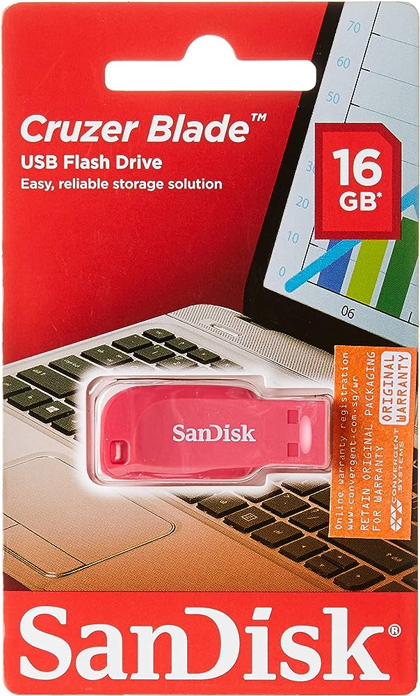 usb sandisk CRUZER BLADE Z50 16GB rosa