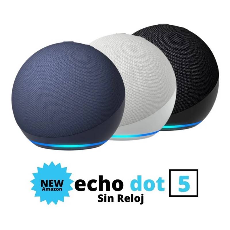 alexa echodot5 sin/reloj