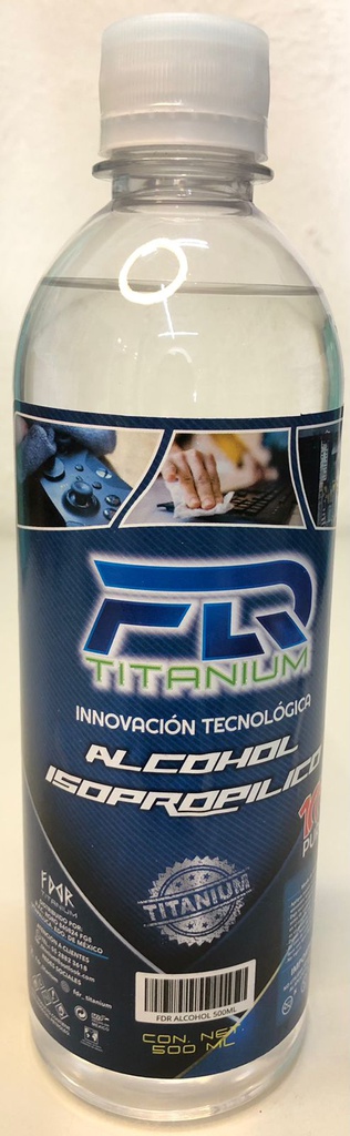 Alcohol isopropilico Titanium Botella 1/2L