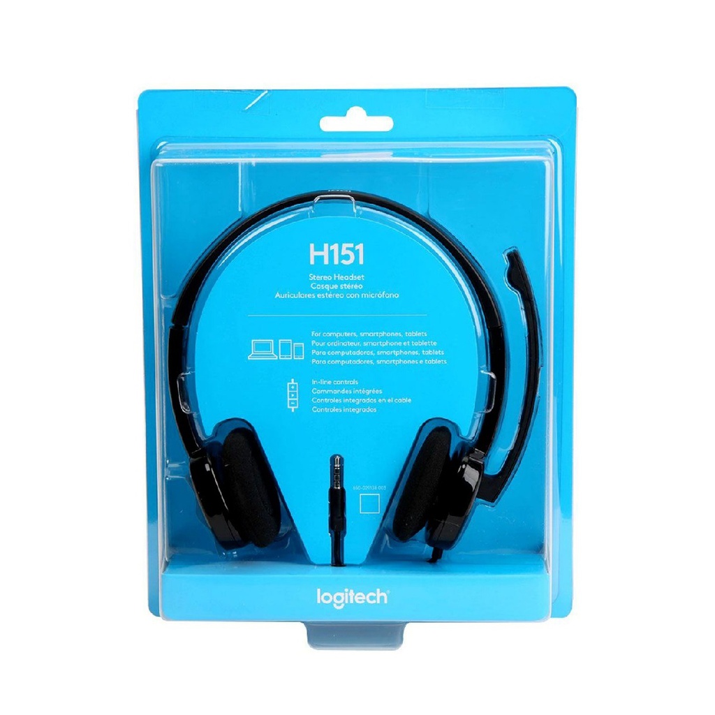 Diadema con microfono Logitech H151