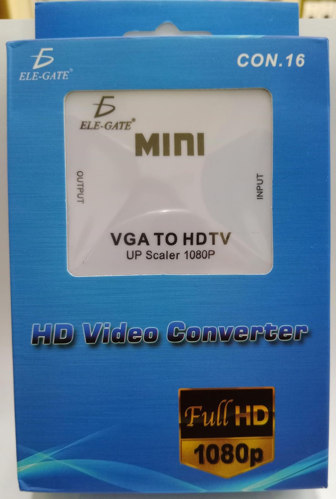 Mini Convertidor Adaptador de Señal Vga A Hdmi 1080p TV con.16