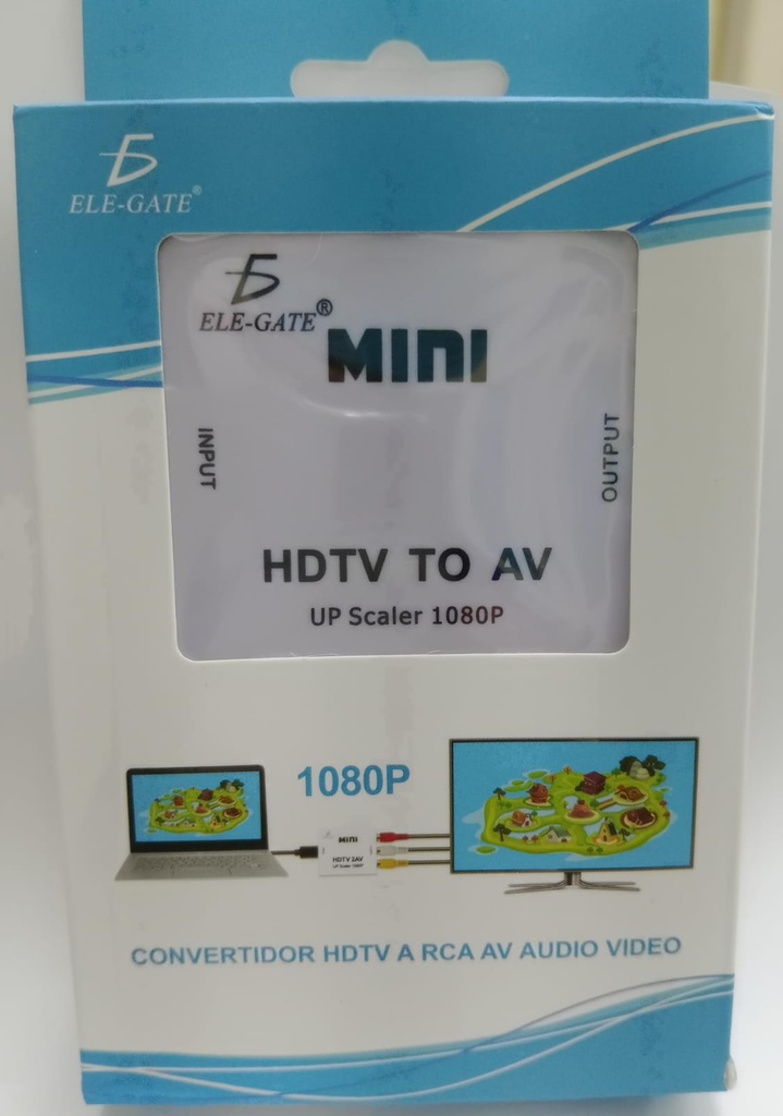 Convertidor Hdmi A Rca AV Audio Video con. 19