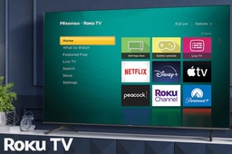 Pantalla Hisense* Roku TV 65&quot; UHD 4K 65R6E4